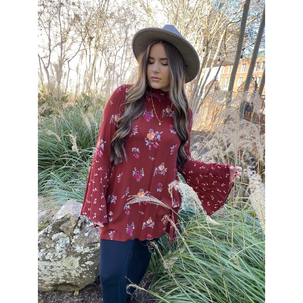 Free People Tate Floral Tunic - Picture 5 of 5